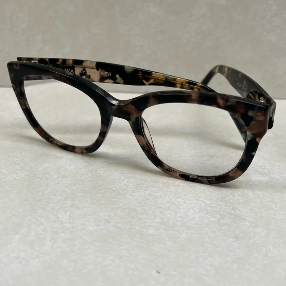 Warby Parker Tatum M 263 Eyeglasses Optical Frame Glasses Smoky Pearl Tortoise
